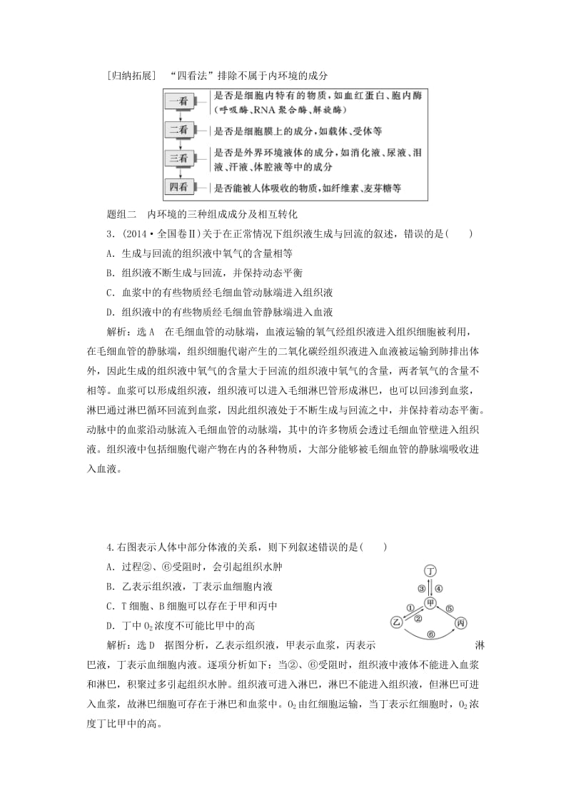 （全国通用版）2019版高考生物一轮复习 第3部分 稳态与环境 第一单元 动物和人体生命活动的调节精准备课学案.doc_第3页