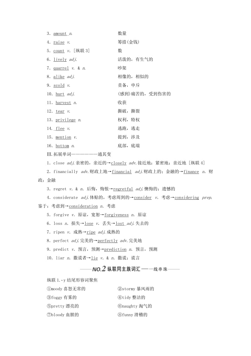 新课改2020版高考英语一轮复习Module3InterpersonalRelation-Ships-Friendship学案含解析外研版选修6 .doc_第2页