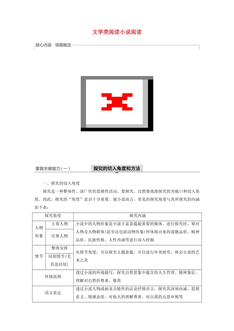 （人教通用版）2020版高考语文新增分大一轮复习 专题十三 文学类阅读小说阅读Ⅲ核心突破五讲义（含解析）.docx_第1页