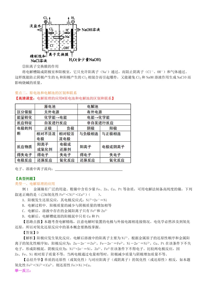 高中化学 电解原理的应用（基础）知识讲解学案 新人教版选修4.doc_第2页