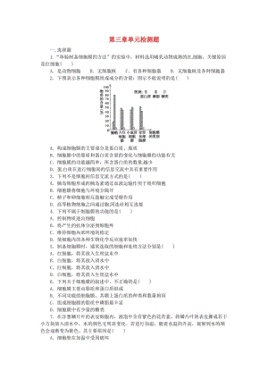 山東省平邑縣高中生物 第3章 細(xì)胞的基本結(jié)構(gòu)單元檢測(cè)題新人教版必修1.doc