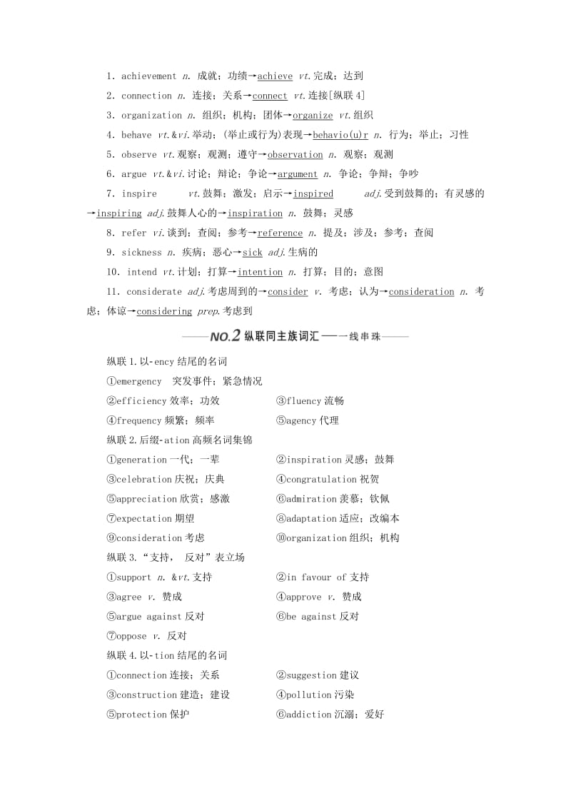 （新课改）2020高考英语一轮复习 Unit 1 Women of achievement学案（含解析）新人教版必修4.doc_第2页