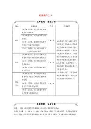 通史版2020版高考?xì)v史一輪復(fù)習(xí)階段提升二古代中華文明的形成--秦漢學(xué)案含解析岳麓版.doc