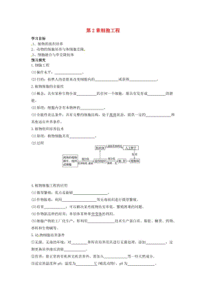 山東省平邑縣高中生物 第二章 細胞工程學案新人教版選修3.doc