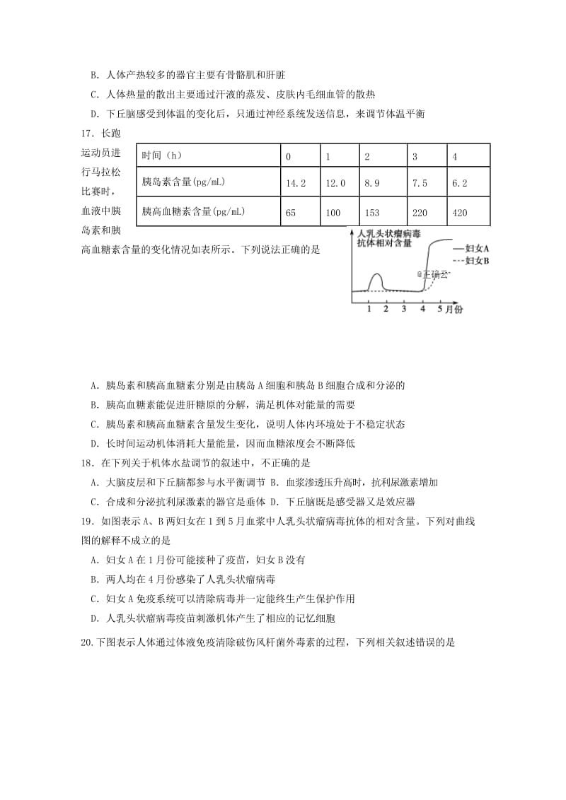 2018-2019学年高二生物上学期第二学段考试试题 (I).doc_第3页