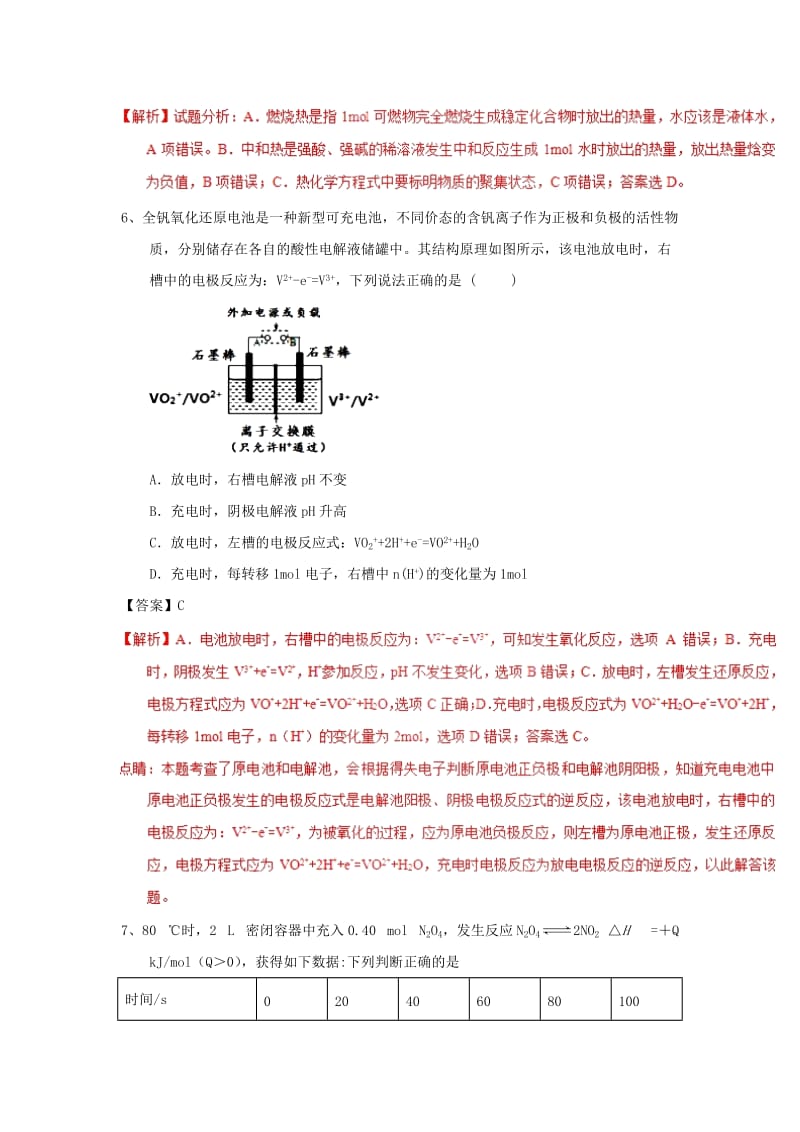 2019高考化学一轮复习 选习练题（8）（含解析）新人教版.doc_第3页