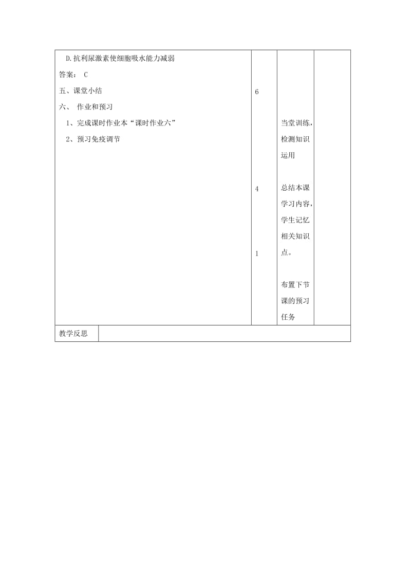 江西省万载县高中生物 第2章 动物和人体生命活动的调节 2.3 神经调节与体液调节的关系2教案 新人教版必修3.doc_第2页