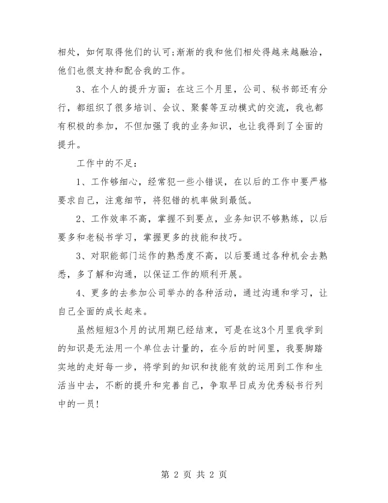 秘书试用期转正工作总结.doc_第2页