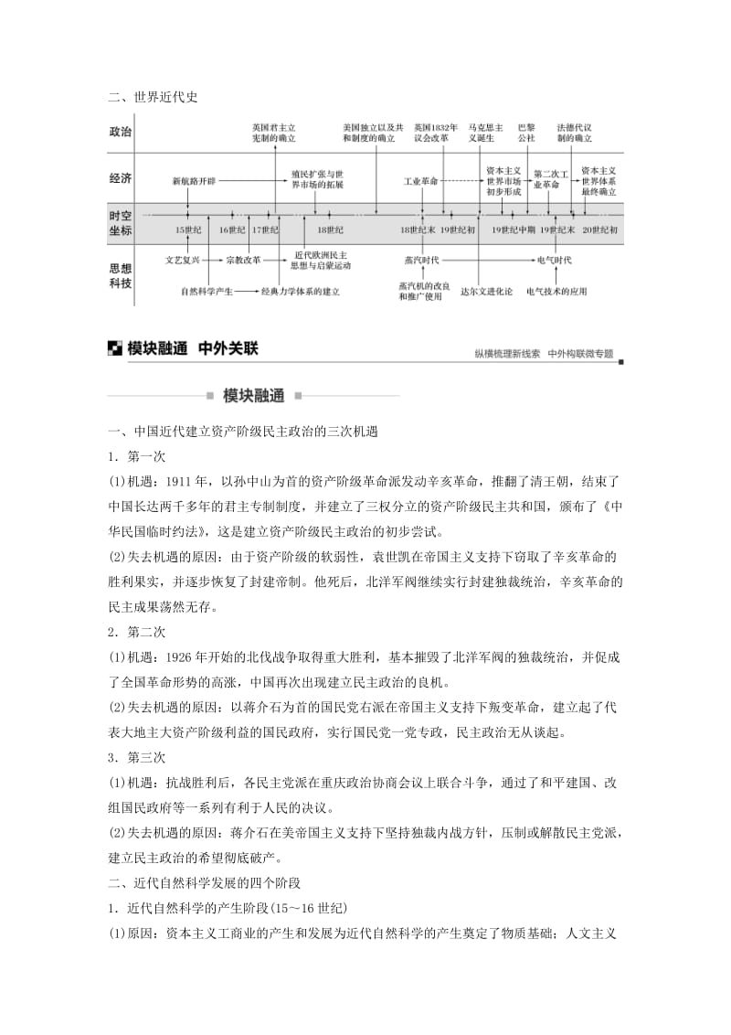 江苏专用2019版高考历史二轮复习板块二近代史部分板块综合学案.doc_第2页