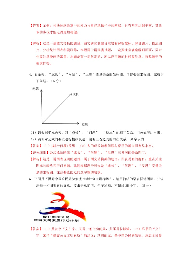 2019年高考语文一轮复习 专题18 语言运用之图文（测）（含解析）.doc_第3页