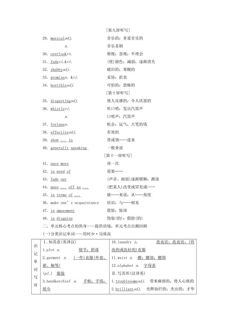 浙江专版2020版高考英语一轮复习Unit4Pygmalion讲义新人教版选修8 .doc_第3页