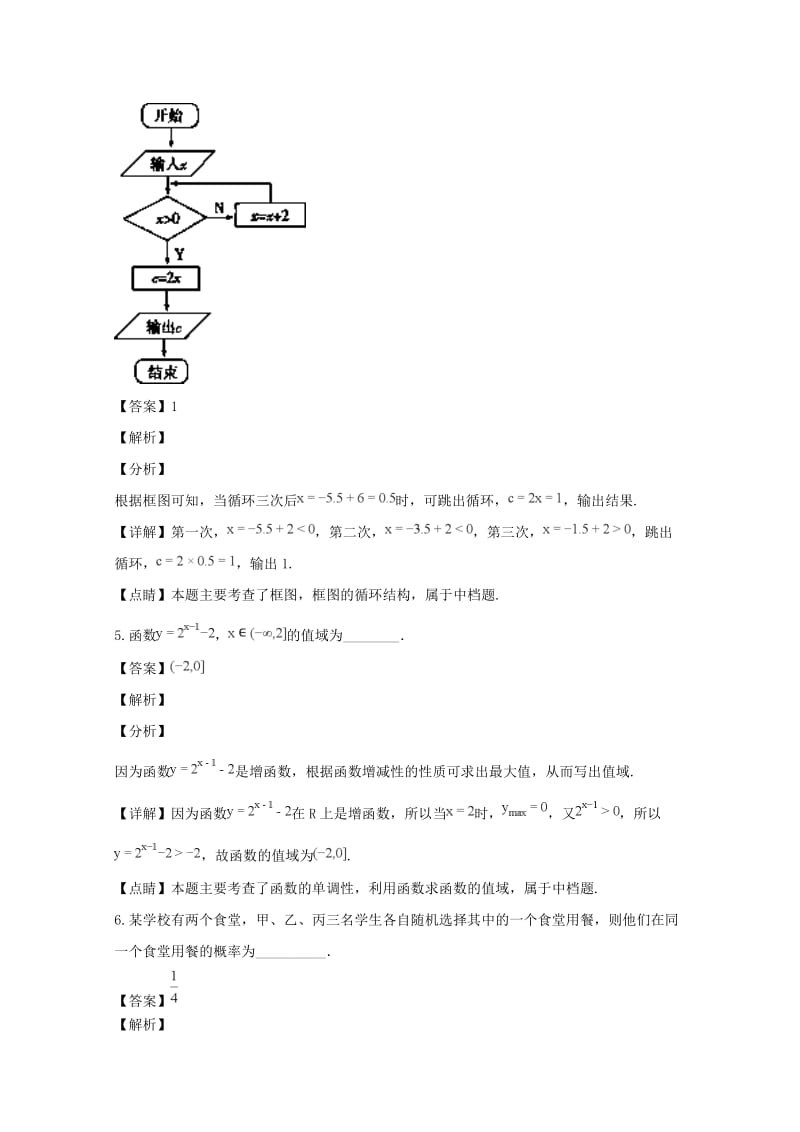 江苏省徐州市2019届高三数学上学期期中模拟试题（含解析）.doc_第2页