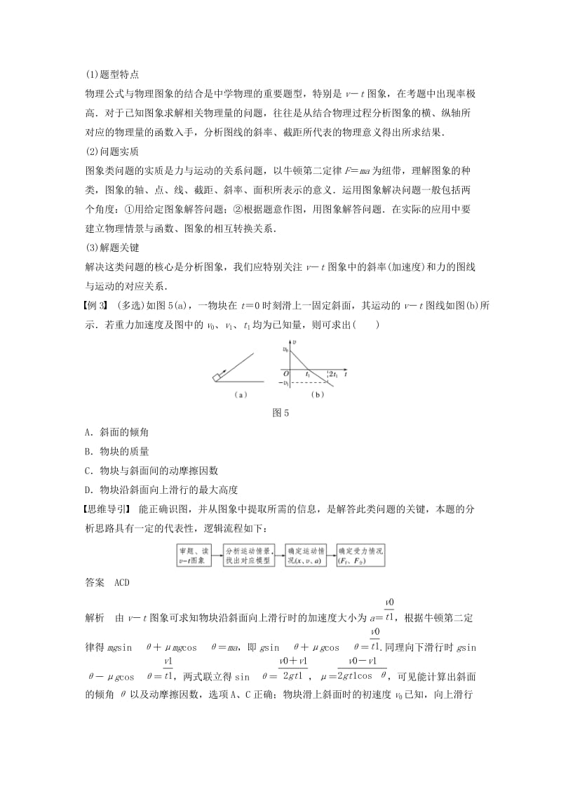 （浙江选考）2020版高考物理大一轮复习 第三章 牛顿运动定律本章学科素养提升学案.docx_第3页