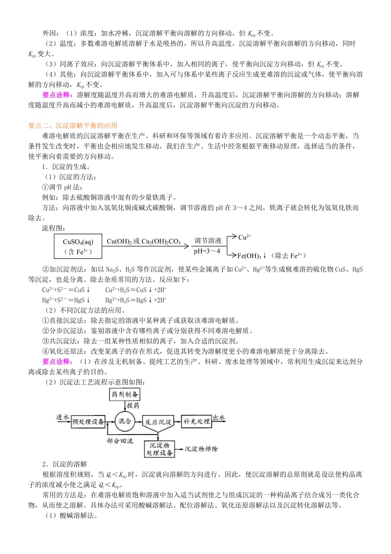 高中化学 难溶电解质的溶解平衡（提高）知识讲解学案 新人教版选修4.doc_第2页