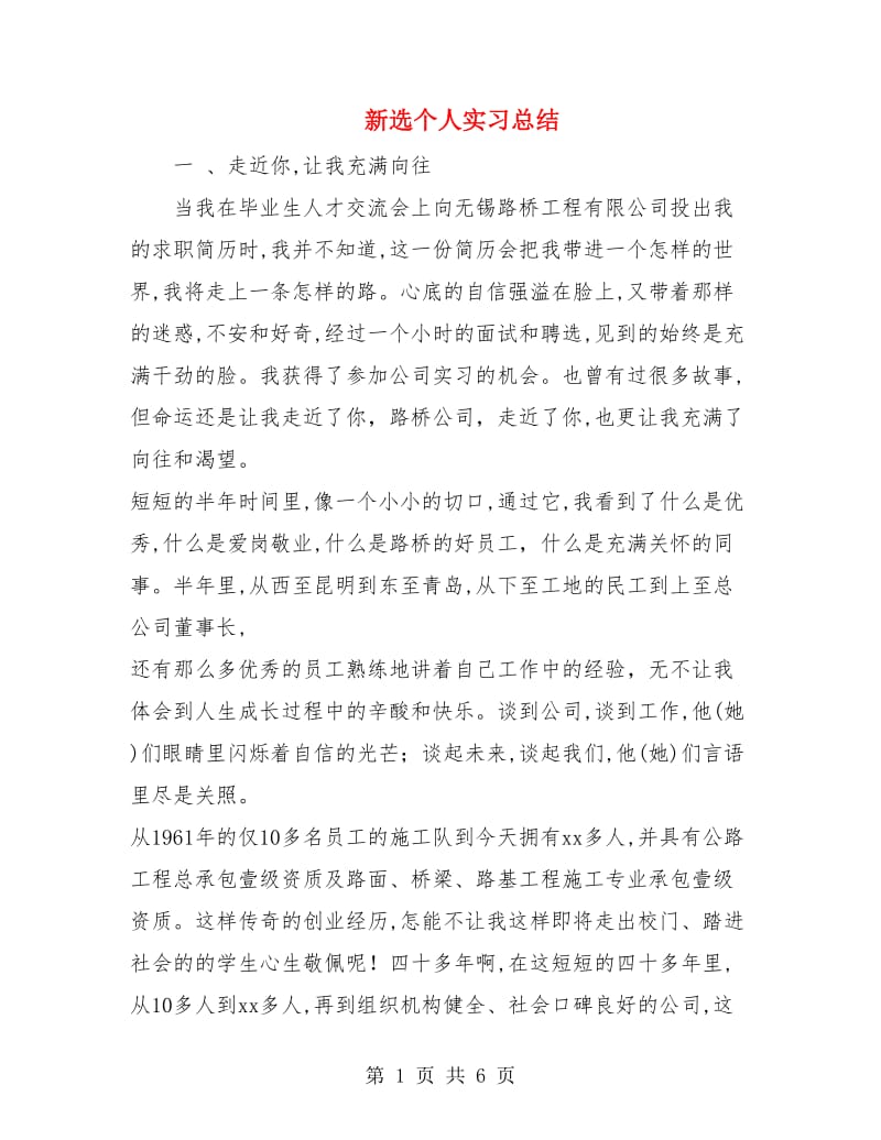 新选个人实习总结.doc_第1页