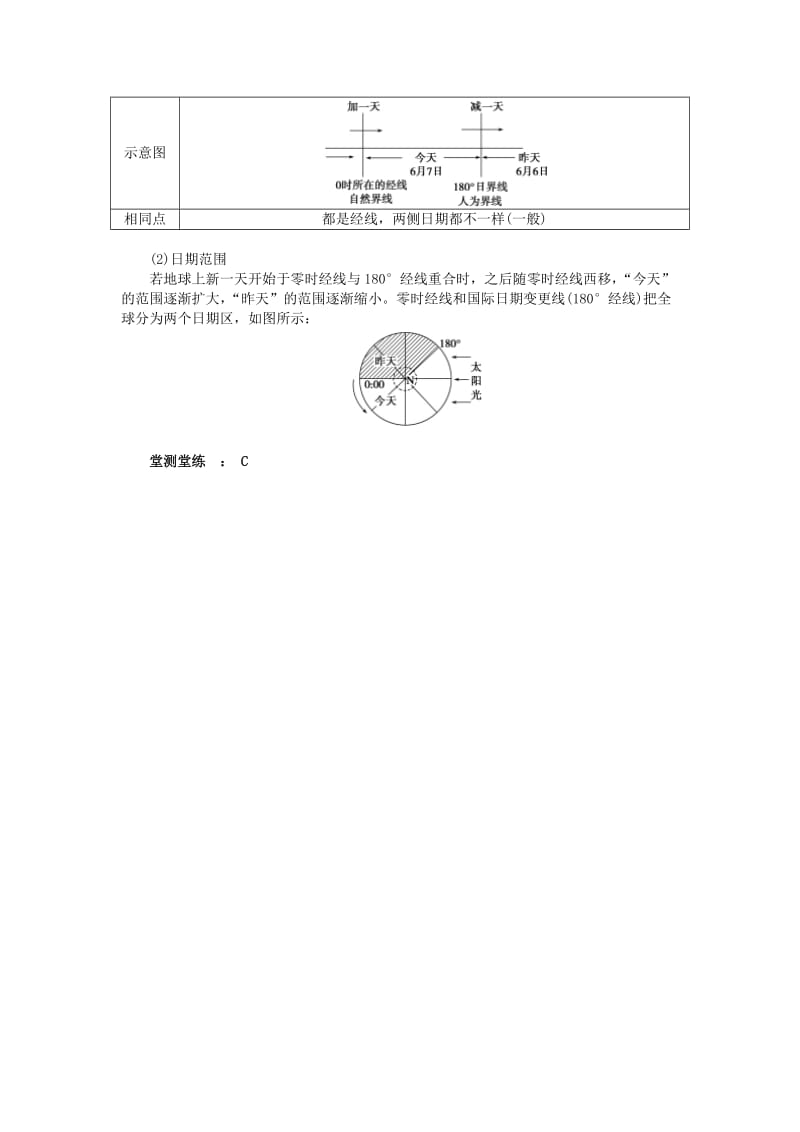 湖北省武汉市高中地理 第一章 行星地球 1.3 地球的运动导学案2 新人教版必修1.doc_第3页