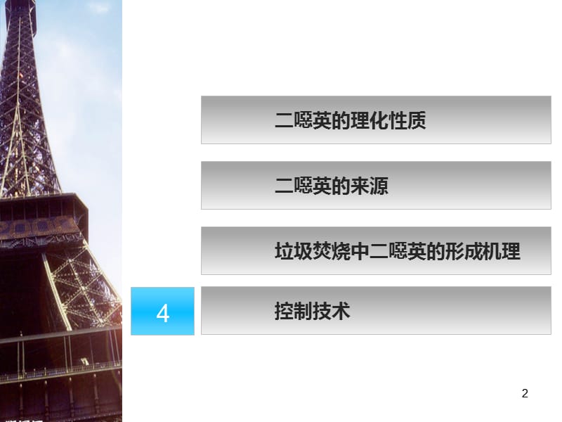 二恶英的产生机理及控制技术ppt课件_第2页