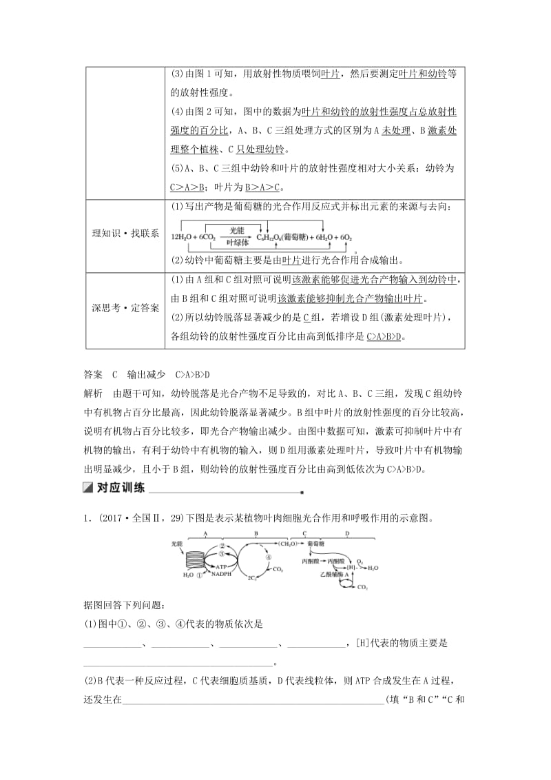 江苏专用2019高考生物二轮复习第二篇保分2重温解题模型题型4图示图解类学案.doc_第2页