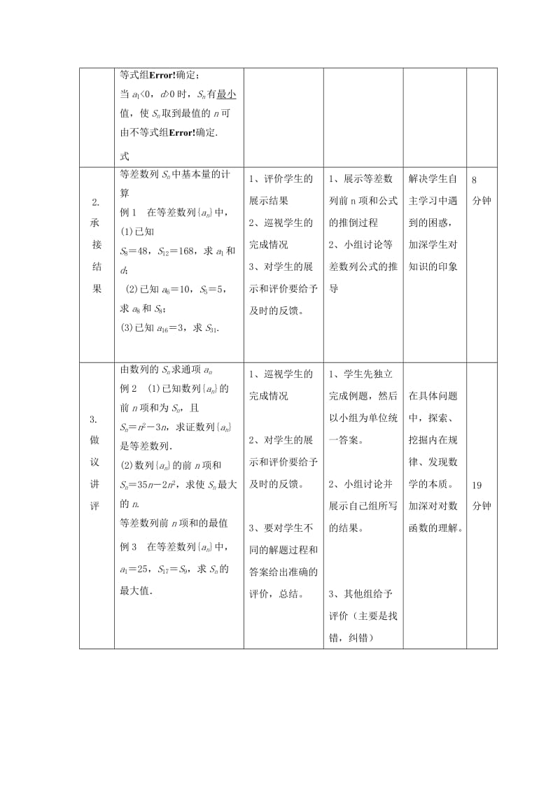 辽宁省大连市高中数学 第二章 数列 2.2 等差数列的前n项和（2）教案 新人教B版必修5.doc_第2页