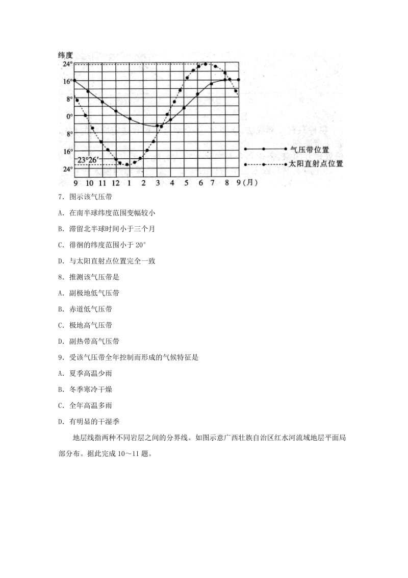 2019届高三文综上学期第五次月考试题.doc_第3页