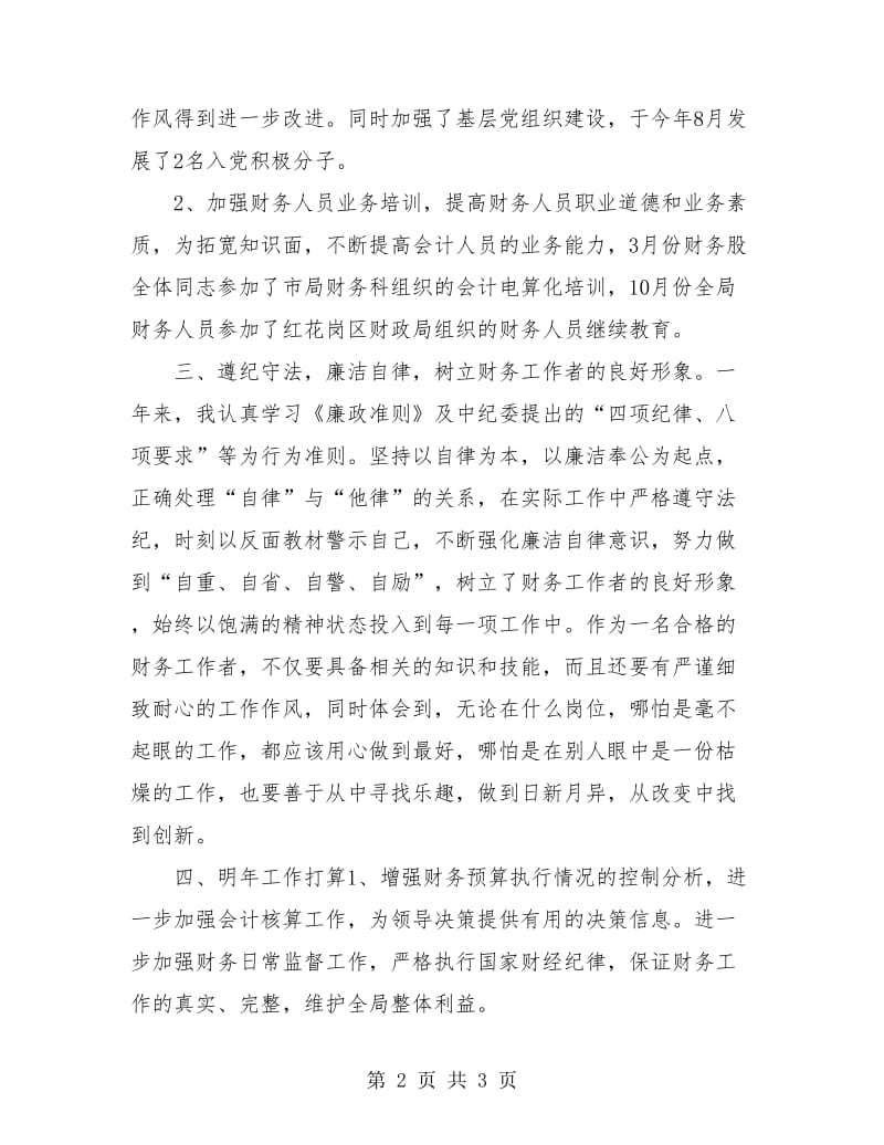 财务人员个人年度工作总结.doc_第2页