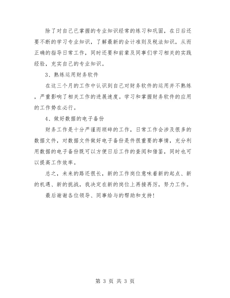 财务试用期三个月工作总结.doc_第3页