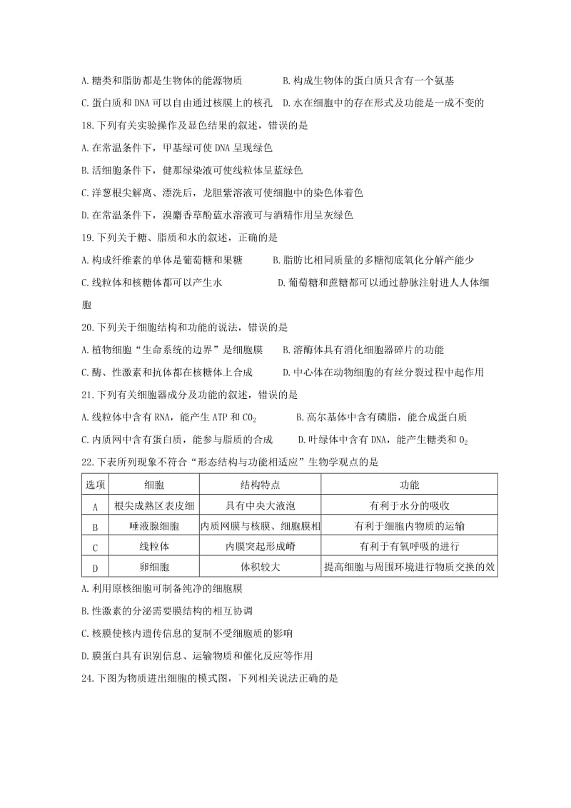 2019-2020学年高二生物下学期期末考试试题 (III).doc_第3页