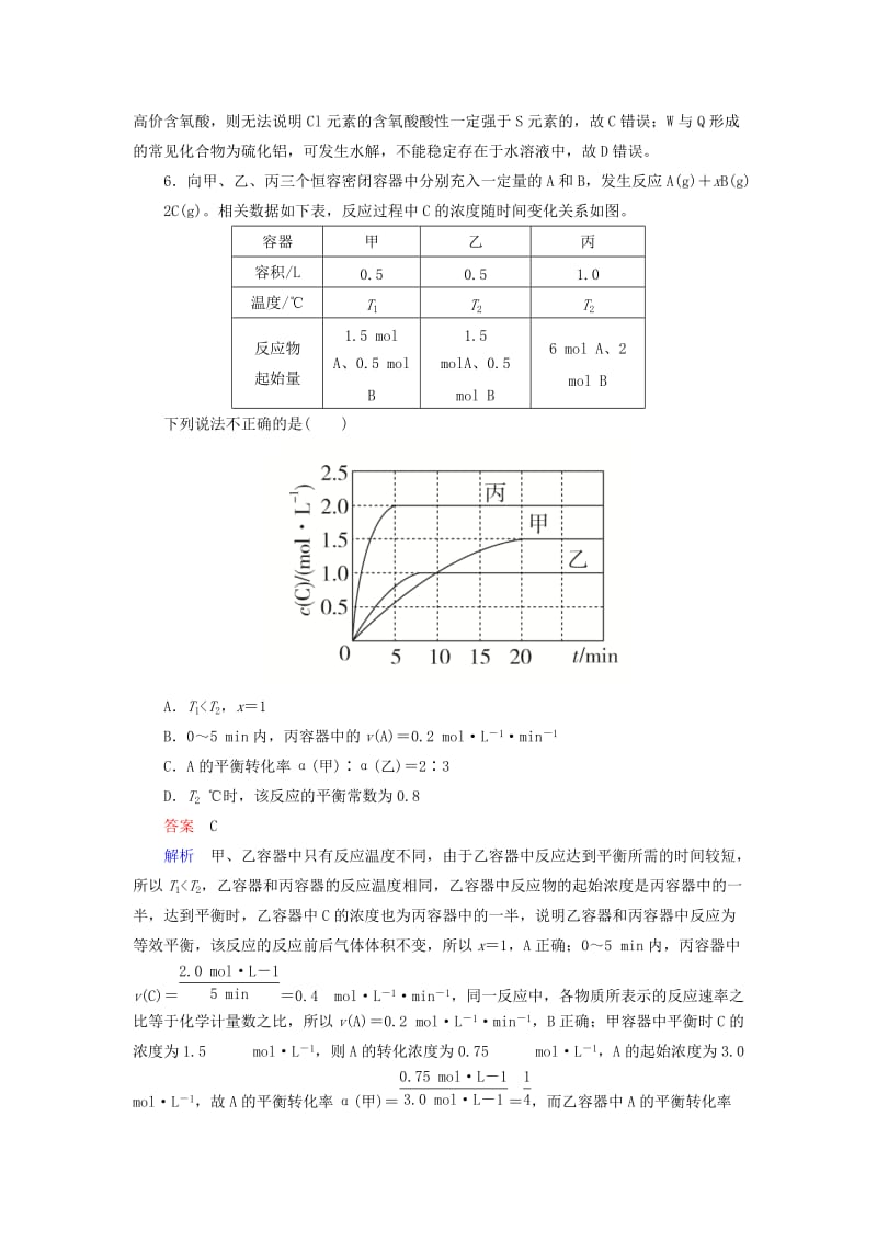 （江苏专用）2019届高考化学二轮复习 选择套题满分练14.doc_第3页