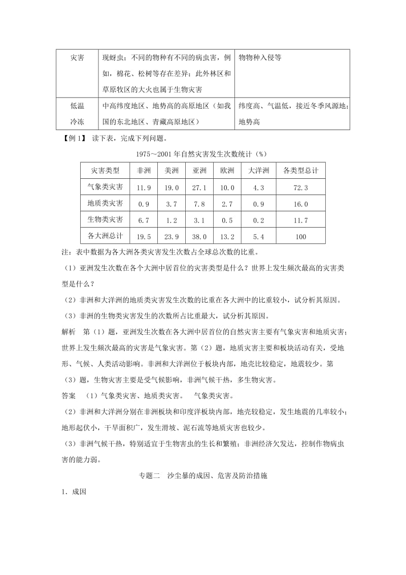 浙江专用2018-2019学年高中地理第一章自然灾害的概念与特点章末归纳提升学案湘教版选修5 .doc_第2页