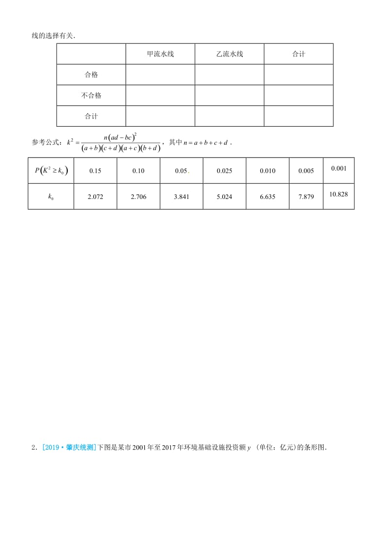 2019高考数学三轮冲刺大题提分大题精做4统计概率：统计与统计案例文.docx_第3页