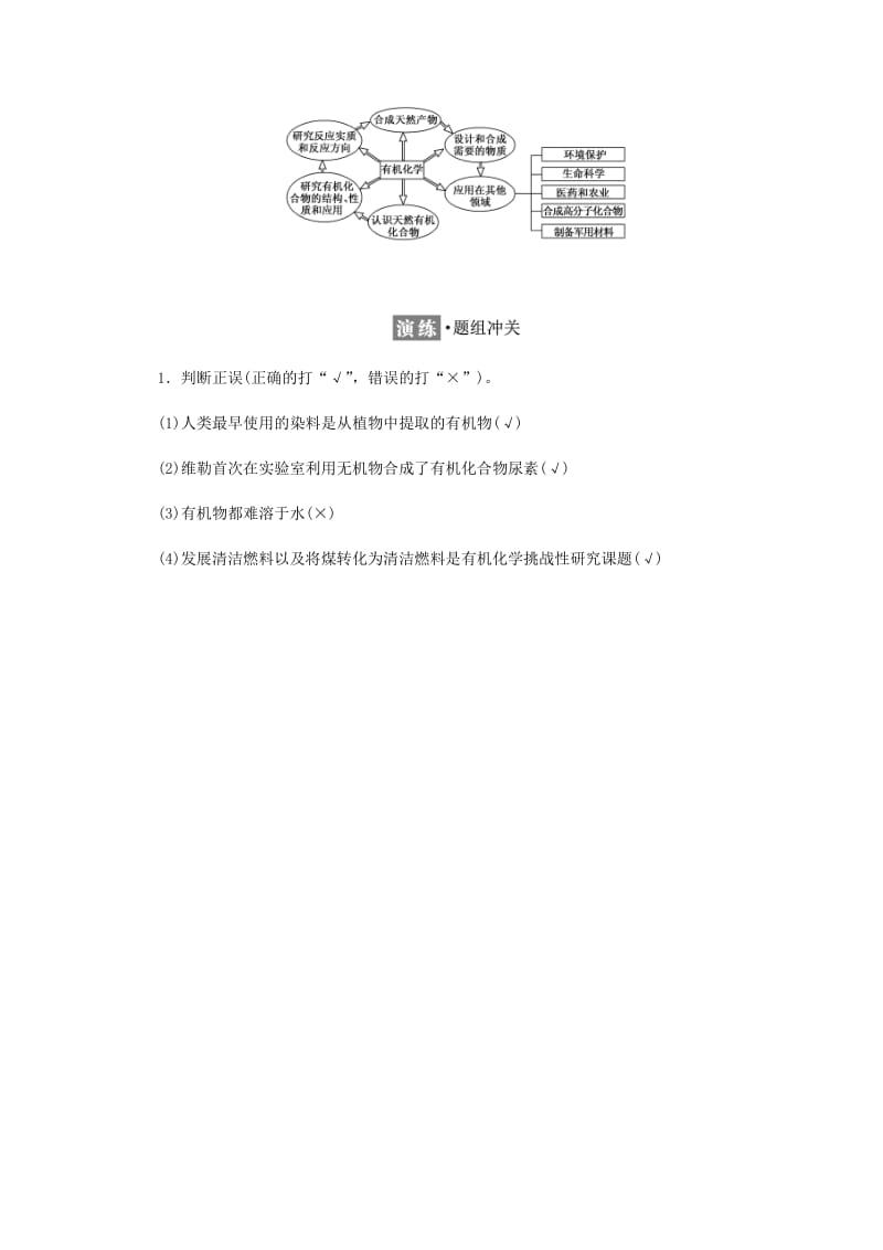 2019年高中化学 第1章 有机化合物的结构与性质 第1节 认识有机化学练习（含解析）鲁科版选修5.doc_第3页