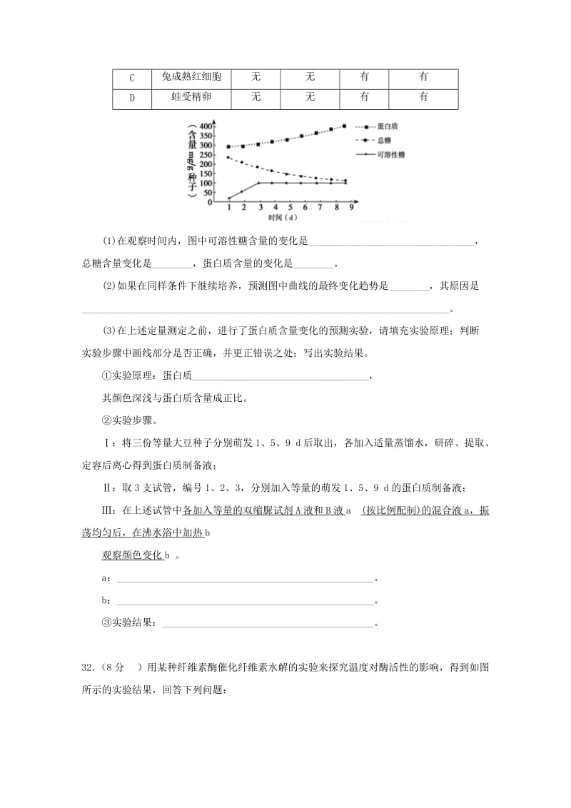 2019届高三生物上学期入学考试试题 (III).doc_第2页