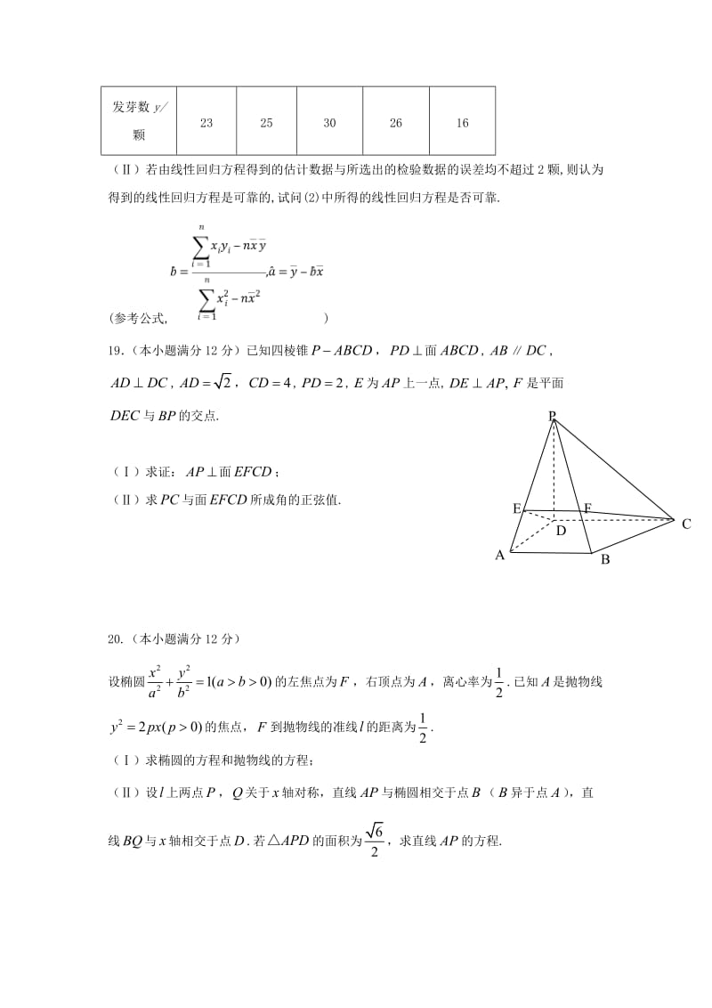 2019-2020学年高二数学下学期期末模拟试题 理.doc_第3页