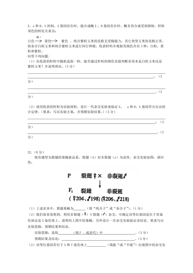 2019届高三生物10月月考试题 (IV).doc_第3页