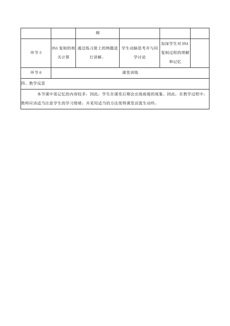 2019-2020学年高中生物下学期《DNA的复制》教学设计.doc_第2页