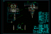 5吨三速电动葫芦的设计【4张CAD图纸】【含CAD高清图纸和文档】【GC系列】