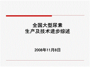 孙宝慈尿素年会提供会议发言.ppt