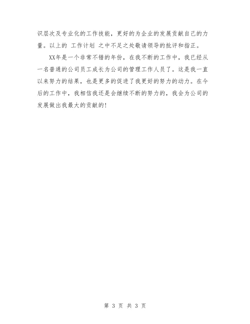 综合管理岗位年度计划.doc_第3页