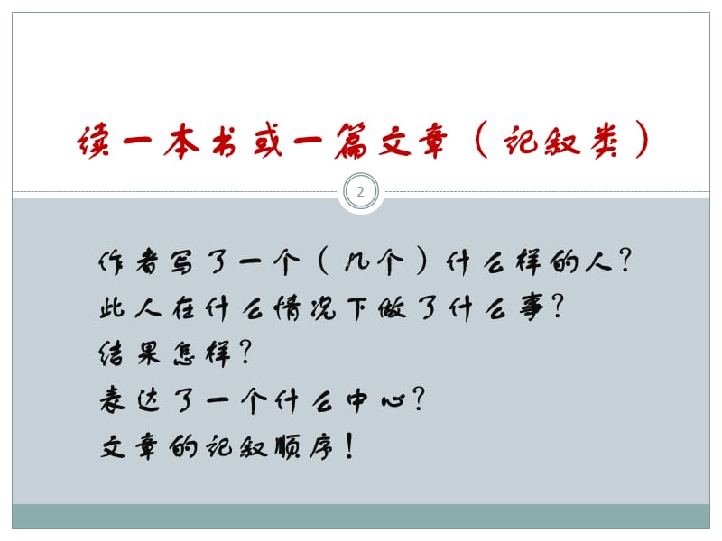 初中语文阅读方法讲解ppt课件_第2页