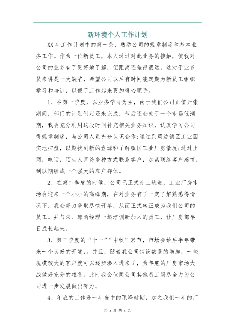 新环境个人工作计划.doc_第2页