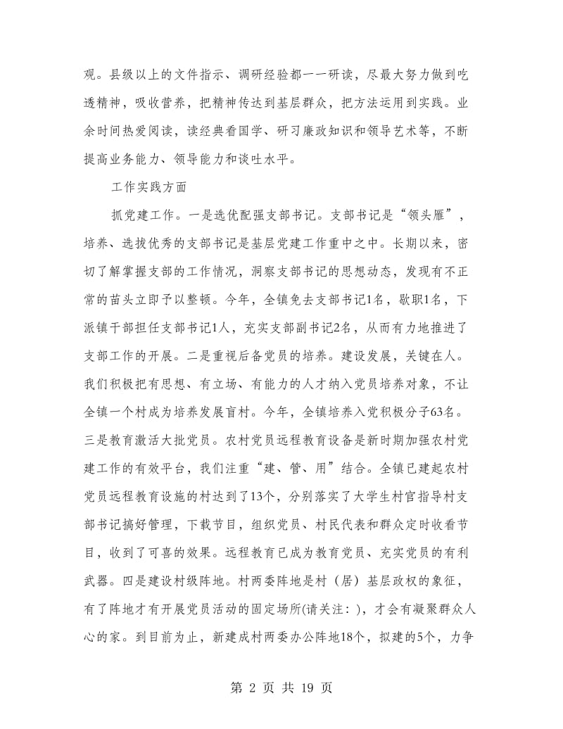 乡镇党委副书记工作总结.doc_第2页