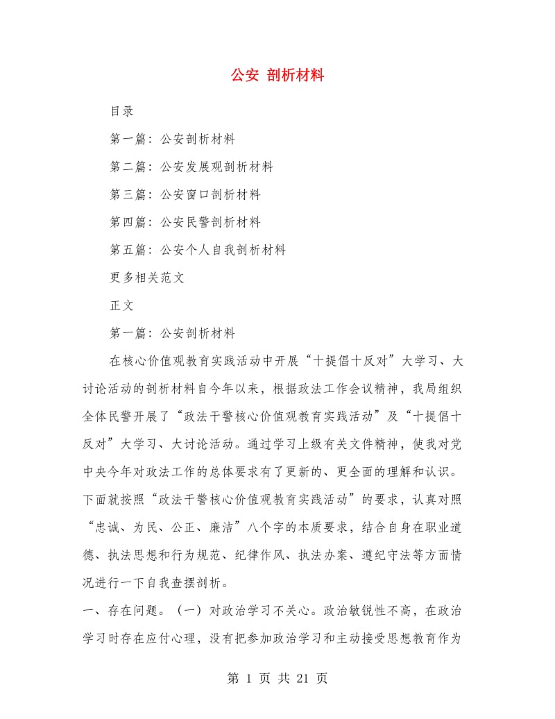 公安 剖析材料.doc_第1页