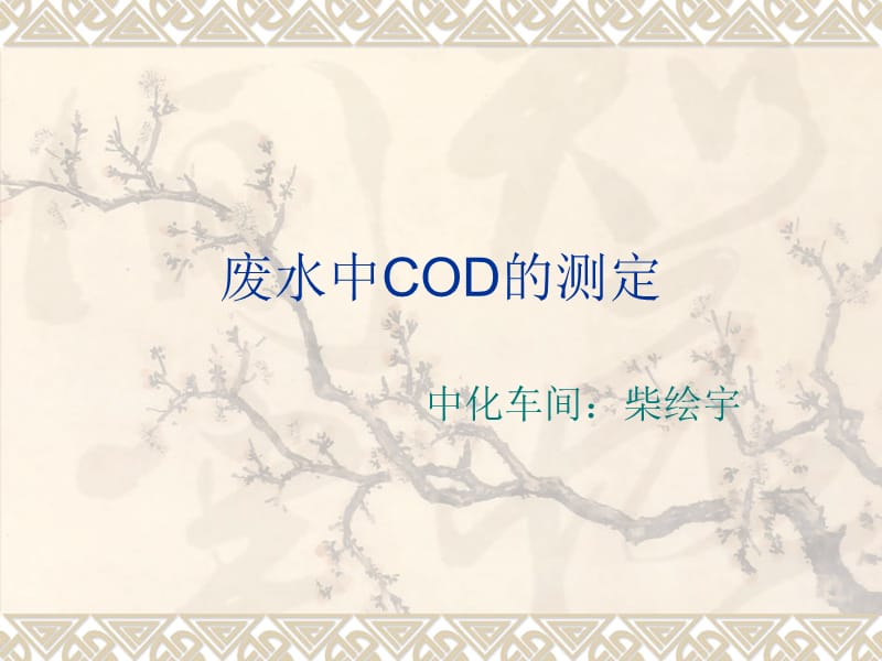 废水中COD的测定.ppt_第1页