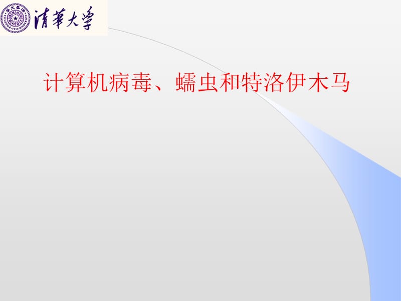 计算机病毒、蠕虫和特洛伊木马介绍(网络安全基础课讲义).ppt_第1页