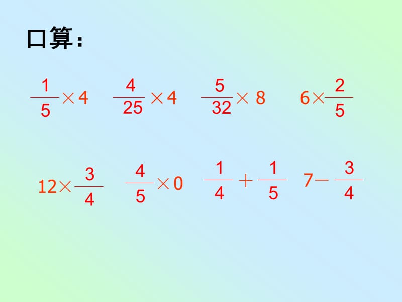 苏教版六年级上册数学《分数乘整数》.ppt_第2页