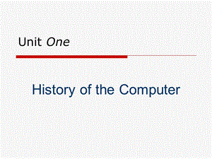 计算机专业英语第三版Unit.ppt