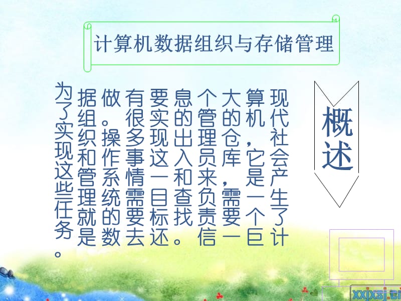 计算机数据组织与存储管理.ppt_第1页