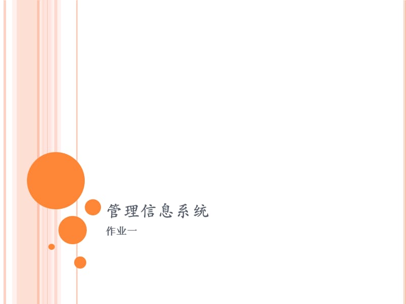 管理信息系统作业一.ppt_第1页