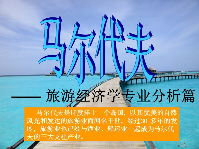 马尔代夫经济学分析董芹.ppt_第1页