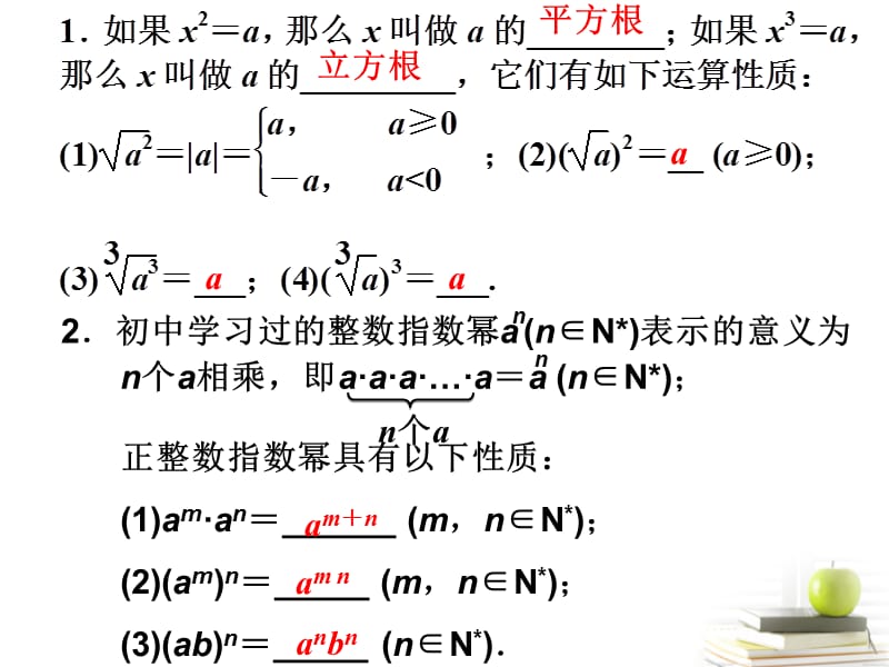 高一数学2.1.1指数与指数幂的运算课件.ppt_第2页